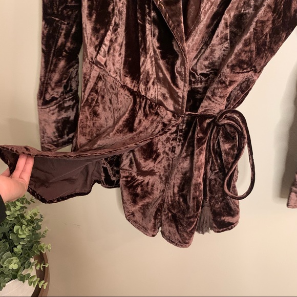 Free People Viola Velvet Romper - Picture 10 of 12